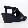 Butterfly Feet Katia 1 - Wedge Sandal - Black