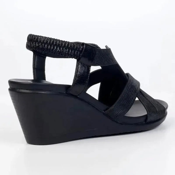 Butterfly Feet Katia 1 - Wedge Sandal - Black