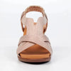 Butterfly Feet Katia 1 - Wedge Sandal - Rose Gold