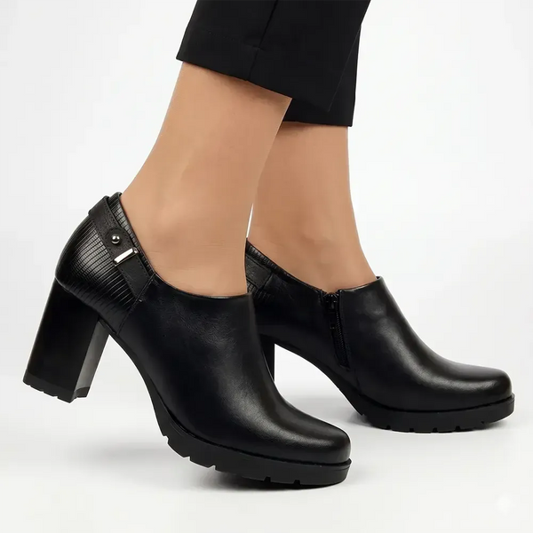 Butterfly Feet Kylin 2 Block Heel Shoot - Black