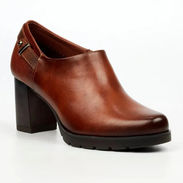 Butterfly Feet Kylin 2 Block Heel Shoot - Tan