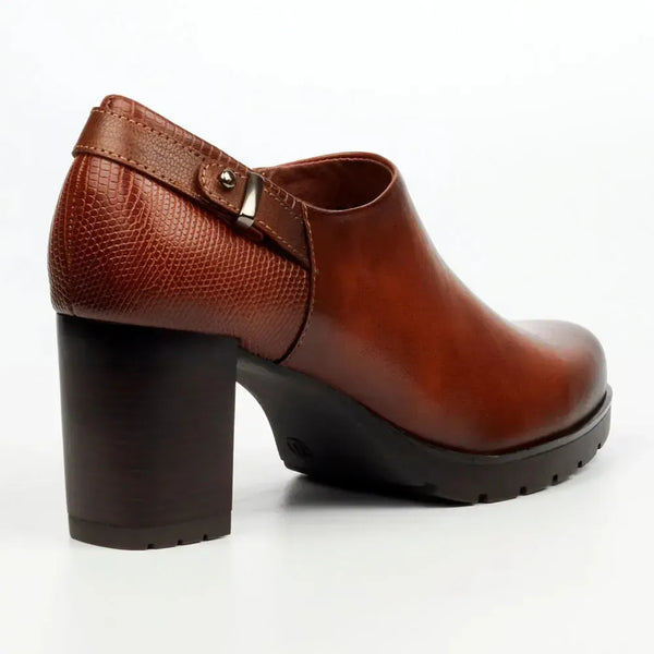 Butterfly Feet Kylin 2 Block Heel Shoot - Tan