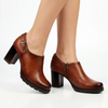 Butterfly Feet Kylin 2 Block Heel Shoot - Tan