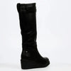 Butterfly Feet Ladies Conway 3 Wedge Long Boot - Black