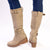 Butterfly Feet Ladies Conway 3 Wedge Long Boot - Taupe