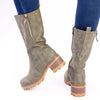 Butterfly Feet Ladies Detoit 1 Long Shaft Boot - Olive
