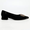Butterfly Feet Leonore 1 Low Block Heel - Black