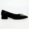 Butterfly Feet Leonore 1 Low Block Heel - Black