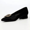 Butterfly Feet Leonore 1 Low Block Heel - Black