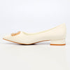 Butterfly Feet Leonore 1 Low Block Heel - White