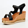 Butterfly Feet Melinda 4 Wedge Sandals - Black