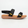 Butterfly Feet Mylee 2 Wedge Sandals - Black