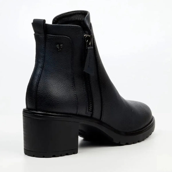 Butterfly Feet Noxer 2 Double Zip Ankle Boot - Navy