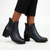 Butterfly Feet Noxer 2 Double Zip Ankle Boot - Navy