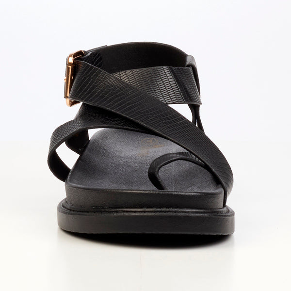 Butterfly Feet Palmera 1 Footbed Sandals - Black
