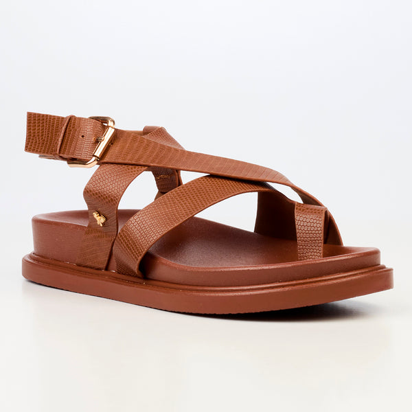 Butterfly Feet Palmera 1 Footbed Sandals - Tan