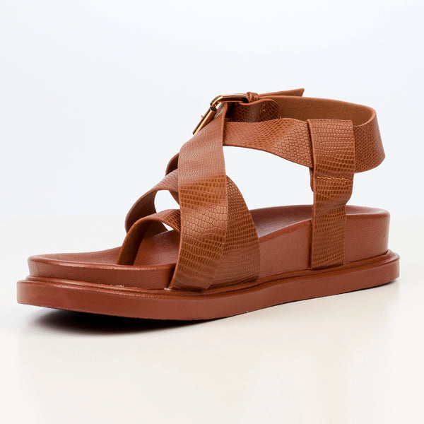 Butterfly Feet Palmera 1 Footbed Sandals - Tan