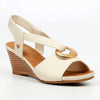 Butterfly Feet Sahni 9 Wedge Sandal - Bone