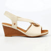 Butterfly Feet Sahni 9 Wedge Sandal - Bone