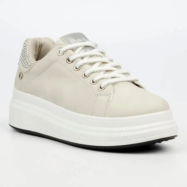 Butterfly Feet Senhora 23 Platform Sneaker - Grey