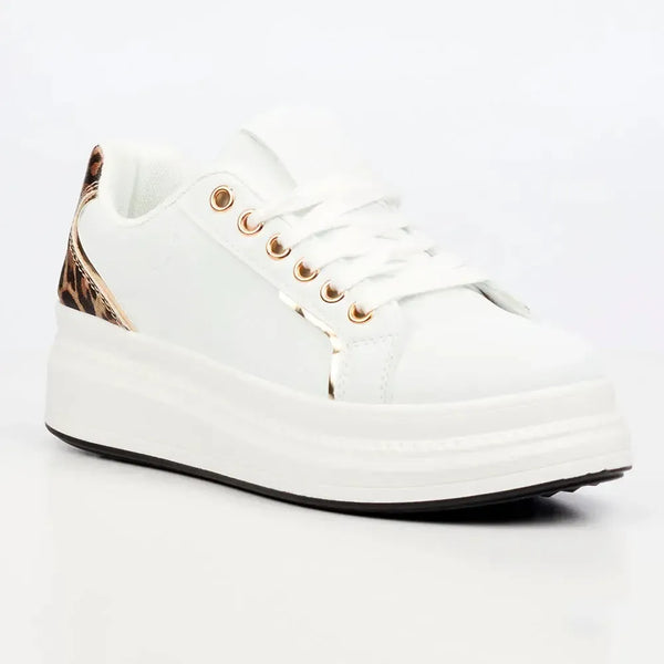 Butterfly Feet Senhora 30 Platform Sneakers - White