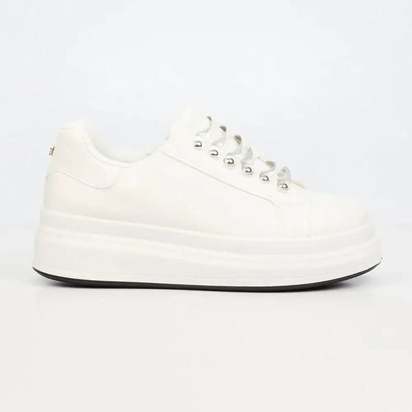 Butterfly Feet Senhora 31 Platform Sneaker - White