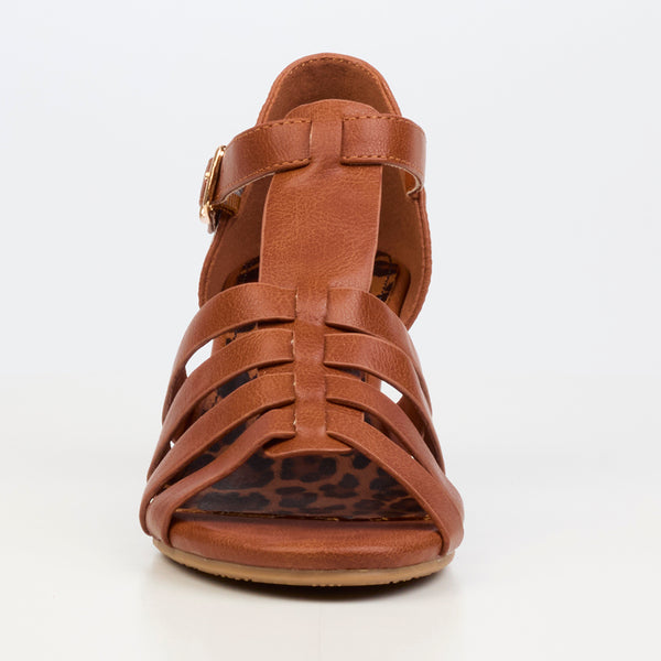 Butterfly Feet Shani 18 Wedge Sandals - Tan