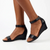 Butterfly Feet Shani Wedge - Black