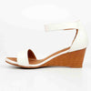 Butterfly Feet Shani Wedge - White