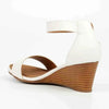 Butterfly Feet Shani Wedge - White