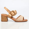 Butterfly Feet Teegan Block Heel Sandals - Bronze