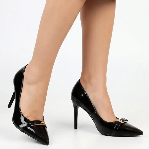 Butterfly Feet Verince 1 Stiletto Court - Black