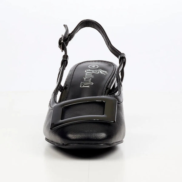Butterfly Feet Verity 1 Closed-Toe Slingback - Black