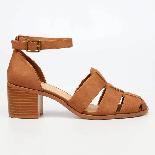 Butterfly Feet Wexley 2 Heel- Tan