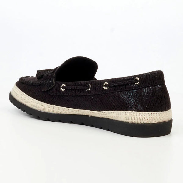 Butterfly Feet Willa 2 Moccasins - Black