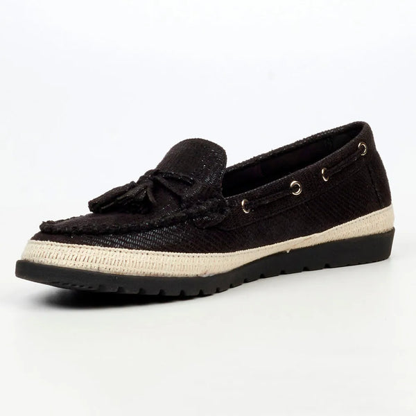 Butterfly Feet Willa 2 Moccasins - Black