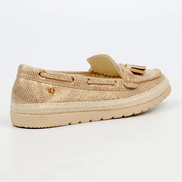 Butterfly Feet Willa 2 Moccasins - Gold
