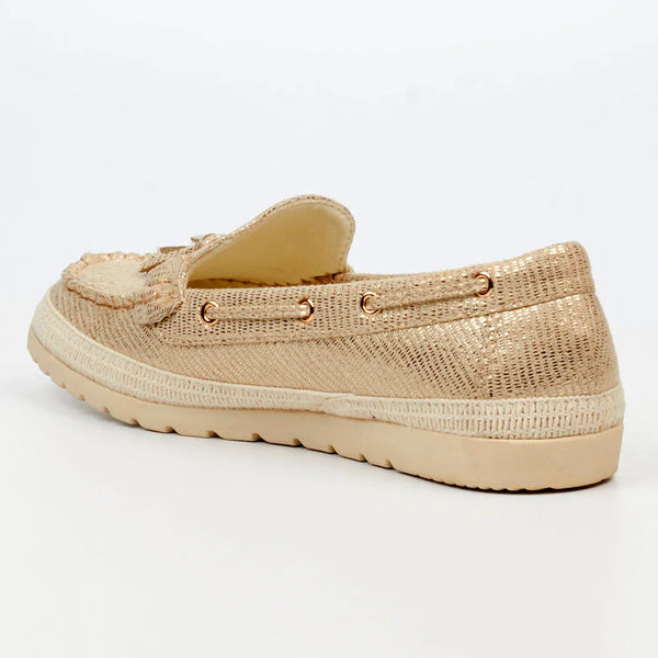 Butterfly Feet Willa 2 Moccasins - Gold