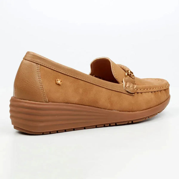 Butterfly Feet Zelda 1 Wedge Pump With Trim - Taupe