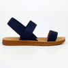 Butterfly Feet Zina 7 Footbed Sandals - Navy