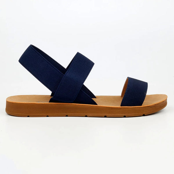 Butterfly Feet Zina 7 Footbed Sandals - Navy