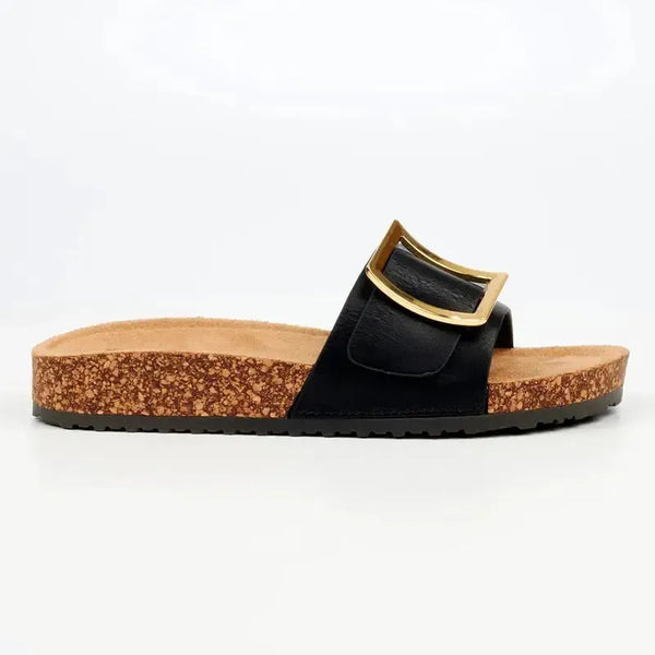 Butterfly Hallie 5 Slip On Sandal - Black