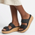Crocs Brooklyn Cork Buckle - Black