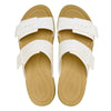 Crocs Brooklyn Lyn Buckle Low Sandal - Chalk/Tan