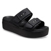 Crocs Brooklyn Lyn Buckle Low WDG - Black