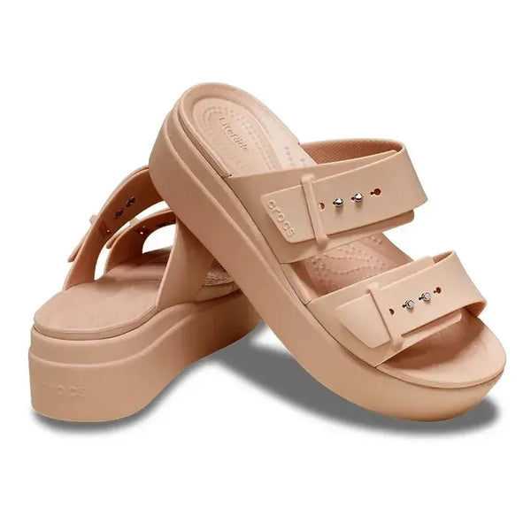 Crocs Brooklyn Lyn Buckle Low WDG - Pink