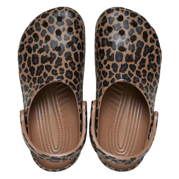 Crocs Classic Animal Clog - Sepia Leopard