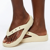 Crocs Classic Thong Slip On Platform Sandal - Bone