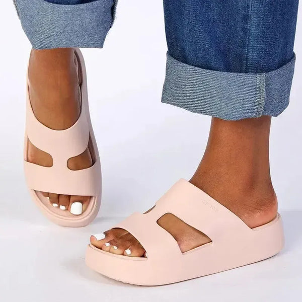 Crocs Getaway Platform H-Strap Sandal - Pink