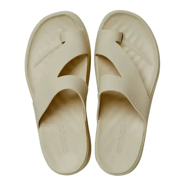 Crocs Getaway Platform Toe Loop - Sandstone